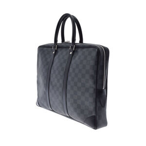 Louis Vuitton Voyage Document Black Graphite Black Porte